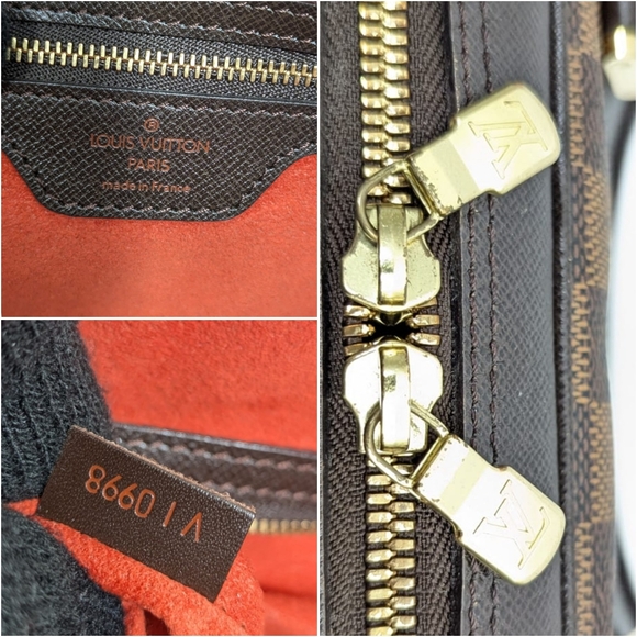 ✨️💎AUTHENTIC LOUIS VUITTON BRERA DAMIER EBENE HANDBAG - Picture 16 of 16